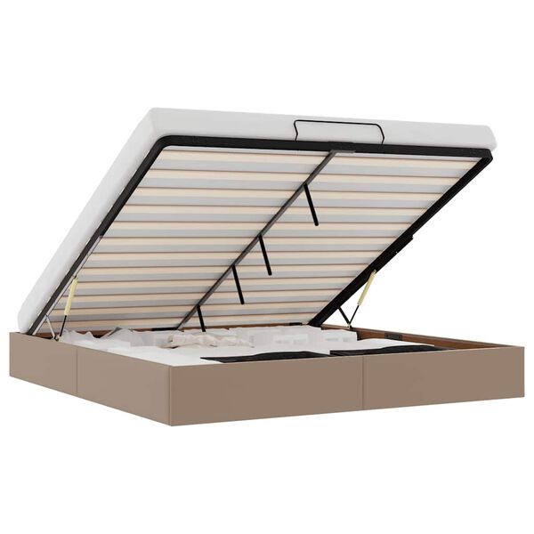 vidaXL Ottomani voodiraam ilma madratsita, 180x200 cm, kunstnahk