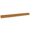 vidaXL aiapeenar 580 x 50 x 36 cm Corten terasest