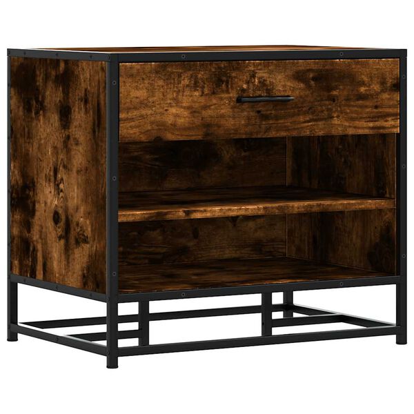 vidaXL kingapink suitsutamm konstrueeritud puit ja metall