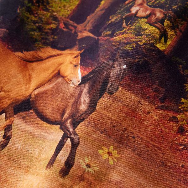 Pikkade varrukatega laste kleit, konjakipruun, 116