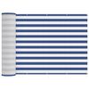 vidaXL Baldahhiin 180 x 800 cm PU kaitsega kangas Sinine ja Valge