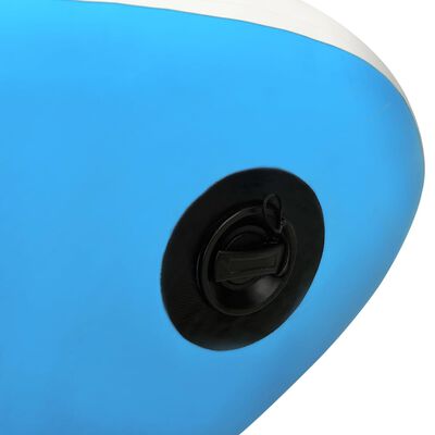 vidaXL täispumbatav aerusurfilaua komplekt, 366 x 76 x 15 cm, sinine