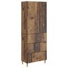 vidaXL Kapi Komplekt 2 pcs 66 x 34,5 x 90 cm Tehispuit