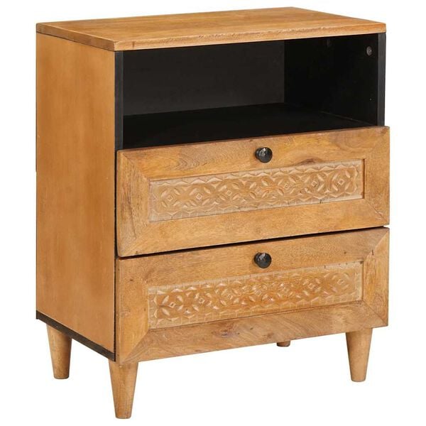 vidaXL Öölambi kapp sahtliga Helepruun 50 x 33 x 62 cm Akaatsiapuit