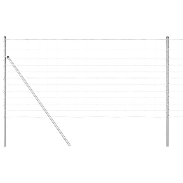 vidaXL Aiapost Galvaniseeritud 50 x 1,2 m Teras