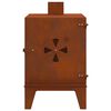 vidaXL Matkapliit 35x50x60 cm Corten teras