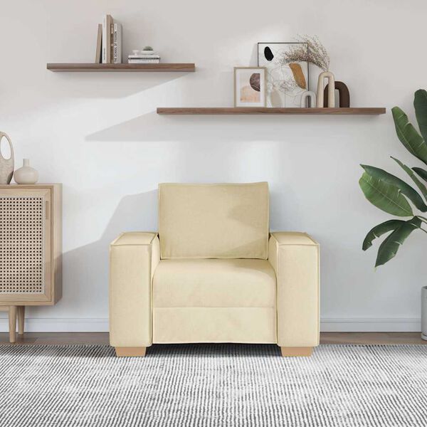 vidaXL diivanitool kreemikaspruun 60 cm kangas