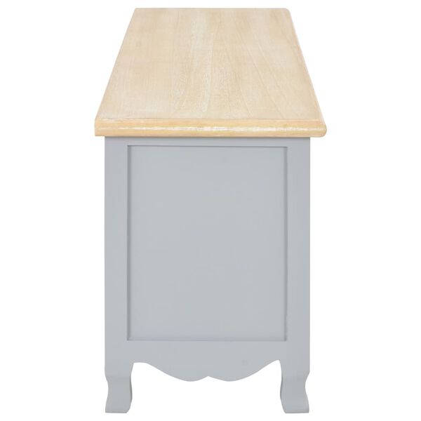 vidaXL telerikapp, hall 120 x 30 x 40 cm, puidust