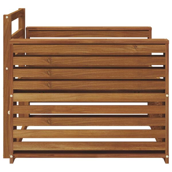 vidaXL 2 T&uuml;kk Diivan k&auml;etugedega Tugev akatsiapuu Neutraalne