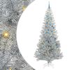vidaXL J&otilde;ulupuu koos 300 LED-iga koos alusega H&otilde;bedane 240 cm PET