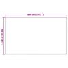 vidaXL telgimatt 300 x 600 cm, HDPE, roheline