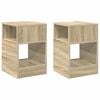 vidaXL Otsalaud 2 tk Sonoma tamm 30,5 x 30 x 45 cm Tehispuit