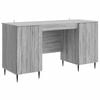 vidaXL Laud riiuliga uksega Hall Sonoma 142,5 x 50 x 75 cm Tehispuit