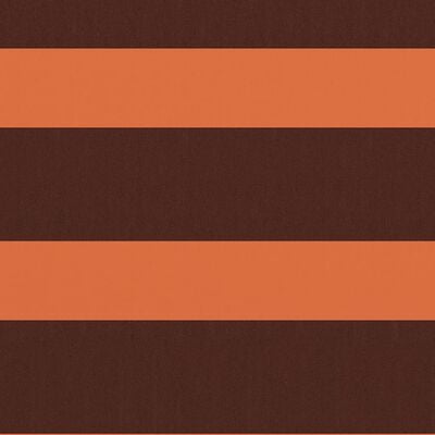 vidaXL rõdusirm, oranž ja pruun, 75 x 300 cm, oxford-kangas