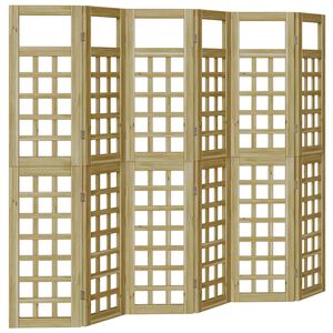 vidaXL Privaatsust&otilde;ke Meepruun 240 x 180 cm Kindel m&auml;nnipuidust