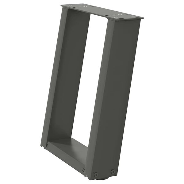 vidaXL kohvilaua jalad U-kujulised 2 tk antratsiithall 28 x (42-43) cm teras