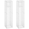 vidaXL gabioonkorvid 2 tk, 40 x 40 x 180 cm, raud