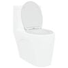 vidaXL Kiire vabastamise WC, sobiv istmele Valge 45,5 x 37,5 x 3,8 cm