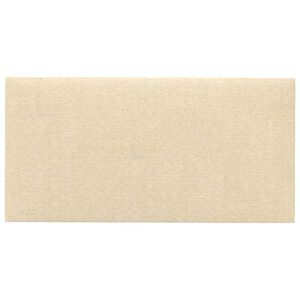 vidaXL Seina Peatsi 12 pcs cream 30 x 15 cm kangas