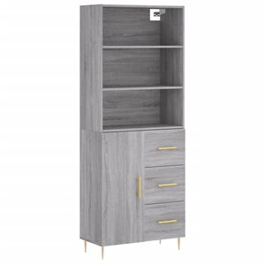 vidaXL k&otilde;rge kapp, hall Sonoma tamm, 69,5 x 34 x 180 cm, tehispuit
