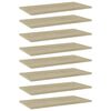 vidaXL riiuliplaadid 8 tk, Sonoma tamm, 60x30x1,5 cm, puitlaastplaat