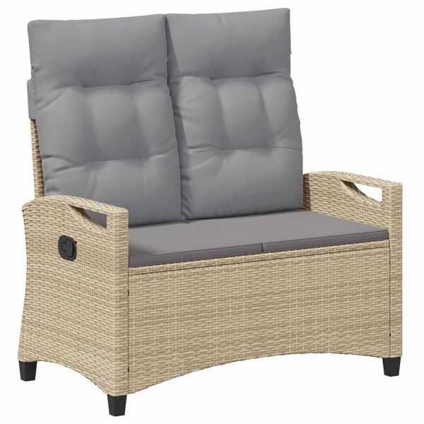 vidaXL Aiapink Beež ja heledhall 105 x 60 x 112 cm Teras ja pol&uuml;ester