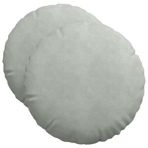 vidaXL Istumispatjad 2 pcs Helehall &Oslash; 40 x 13 cm Samet