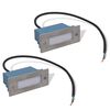 S&uuml;vistatud LED-trepivalgustid 2 tk, 44 x 111 x 56 mm