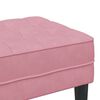 vidaXL pink padjaga Roosa 113 x 57 x 39 cm Samet