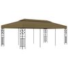 vidaXL varjualune 6 x 3 m pruunikashall 180 g/m&sup2;