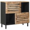 vidaXL Ladustamiskapid uksega Pruun 80 x 33,5 x 75 cm Tugev mango puu