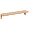 vidaXL Seinale riputatav riiul Neutraalne 62 x 10 x 12,5 cm
