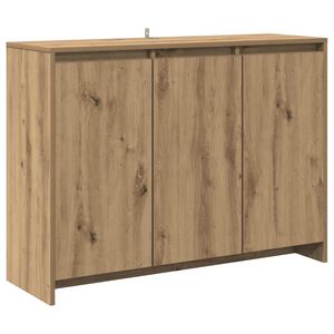 vidaXL puhvetkapp, k&auml;sit&ouml;&ouml;tamm, 102x33x75 cm, tehispuit