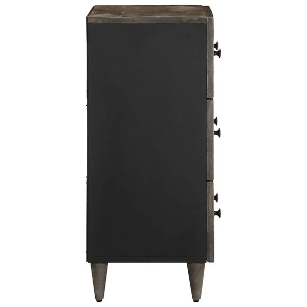 vidaXL puhvetkapp helehall 60x33,5x75 cm t&auml;ispuidust mango