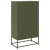 vidaXL Highboard Olive Green 68x39x123 cm Teras
