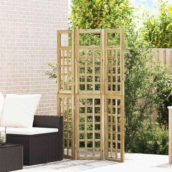 vidaXL Välisuse privaatsus-ekraan Pruun 120 x 180 cm Immutatud kuusk