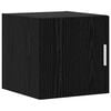 vidaXL Seinekapp Must tamm 40 x 42,5 x 40 cm Tehispuit