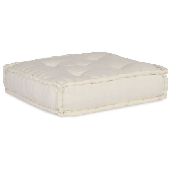 vidaXL Modulaarne diivan 4 pcs cream kangas