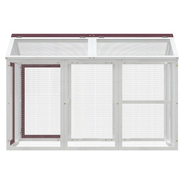 vidaXL aedik, mocha, 141 x 94 x 104 cm, m&auml;nnipuit