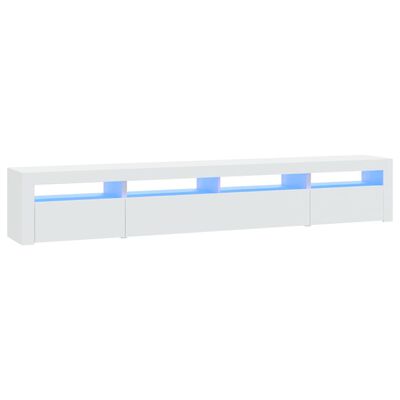 vidaXL telerialus LED-tuledega, valge, 240 x 35 x 40 cm