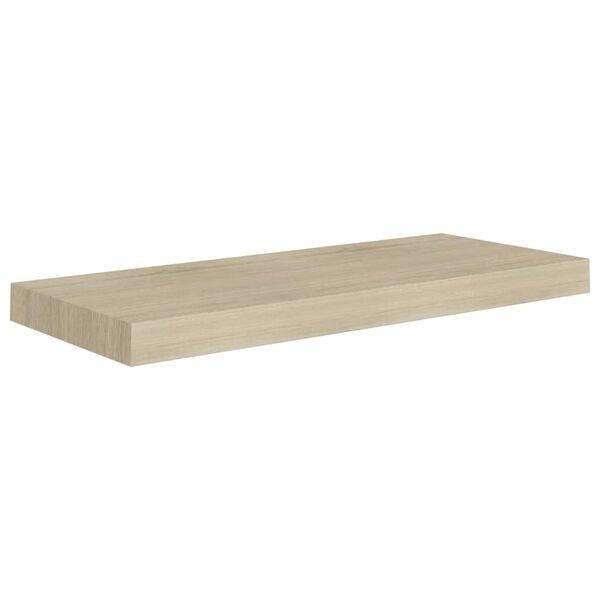 vidaXL seinariiul, tamm, 60 x 23,5 x 3,8 cm MDF