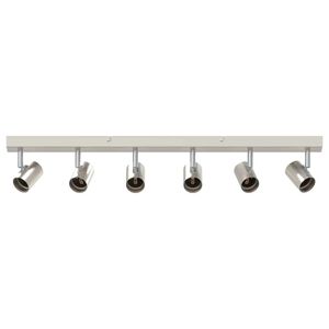 vidaXL Lae kohtvalgusti Nikkel 73 x 6,5 x 11,5 cm Metall
