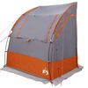 vidaXL Tagaluugitelk inimesele 194 x 180 x 210 cm Hall ja oranž taft
