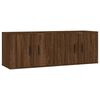 vidaXL seina telerikapid 2 tk, pruun tamm, 57 x 34,5 x 40 cm