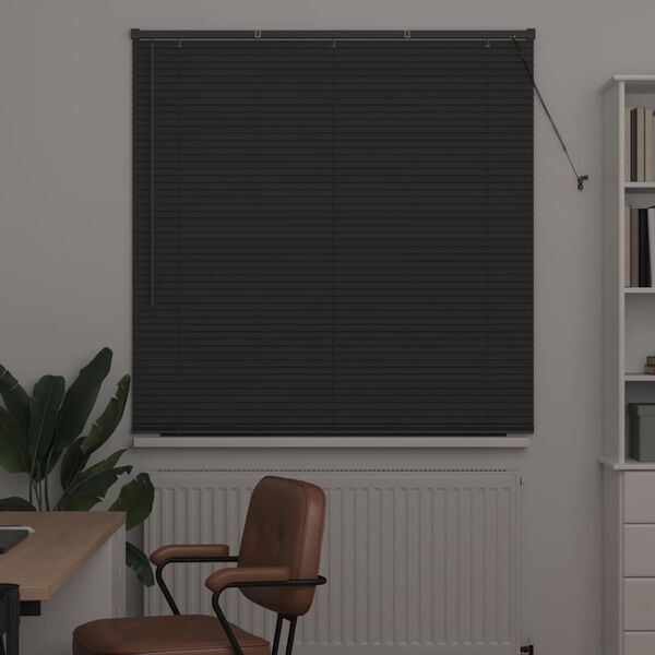 vidaXL Venetsi Rulood Tumehall 175 x 130 cm Alumiinium