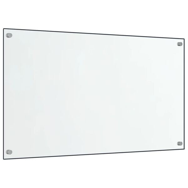 vidaXL köögi pritsmekaitsed 2 tk, läbipaistev, 70 x 60 cm, klaas