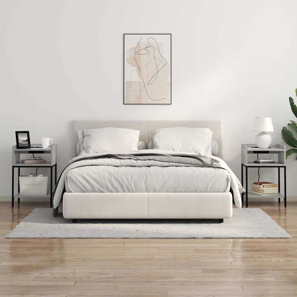 vidaXL Öölambi kapp riiuliga Hall Sonoma 40 x 40 x 61 cm Tehispuit