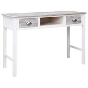 vidaXL kirjutuslaud, hall, 110 x 45 x 76 cm, puit