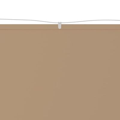 vidaXL vertikaalne varikatus, pruunikas, 140 x 800 cm, Oxfordi kangas