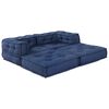 vidaXL Modulaarne diivan 2 pcs Indigo 140 x 70 x 56 cm kangas